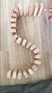 Writing Number 5 with blocks