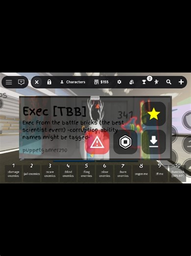 Exec Moveset (A quite long showcase) #roblox #tbb #thebattlebricks #jjs #jujutsushenanigans
