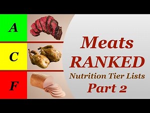 Meats Ranked Part 2 - Nutrition Tier Lists