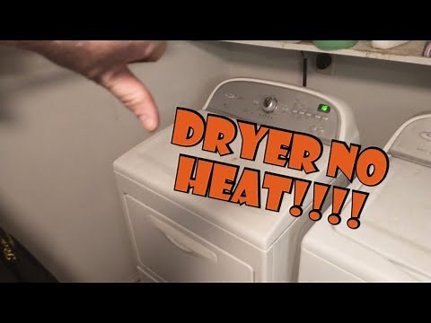 Whirlpool cabrio dryer not working.