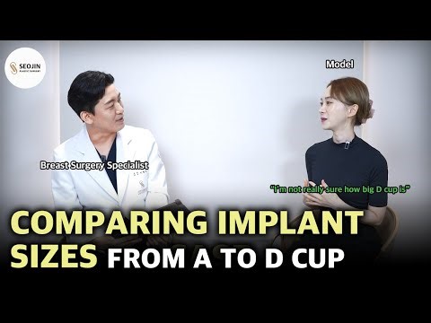 [Seojin Breast Augmentation] What A to D Cups Really Look Like on a Real A-Cup Woman!