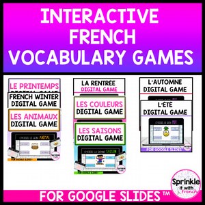 Interactive French Games Bundle
