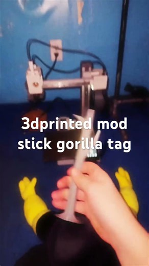3d printing gorilla tag mod stick