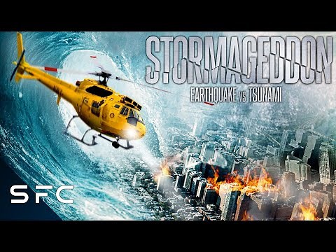 Stormageddon | Full Movie | Action Sci-Fi Disaster | Earthquake Vs Tsunami