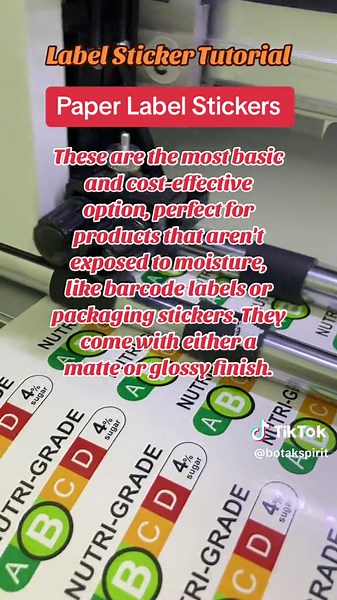 Types of Product Label Stickers: Paper, PET, Vinyl