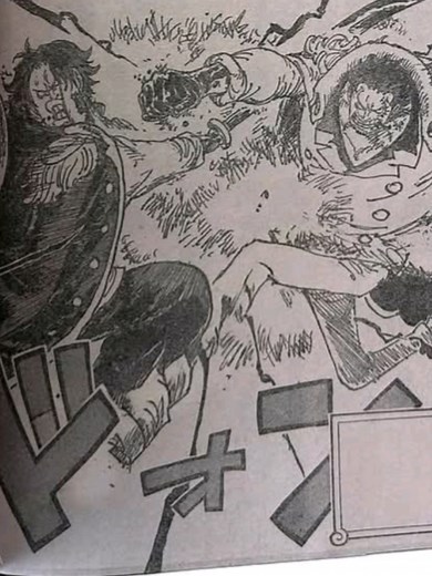 Gol D. Roger enfrenta a Monkey D. Garp en One Piece 1156