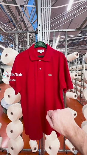 Every stitch, every fiber—crafted to be iconic. 👕 #Lacoste #polo #fashion
