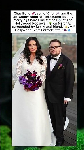 Chaz Bono Marries Shara Blue Mathes in Hollywood Glam Wedding