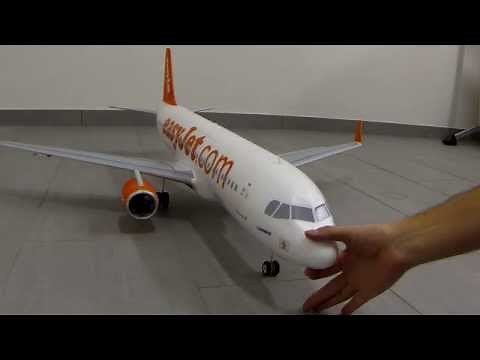 Airbus A320 easyJet RC ( Supreme Hobbies ) Landing gear and engines test