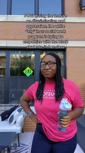 inspo: @n0tshan1ya | Like it’s not giving what you think it is.. plzzz I cannot make this up yalll. I still be trying to give them the benefit of the doubt 😭 #genzsocialworker #socialworkerlife #mentalhealth #blacksocialworkers #socialworkmajor #msw #bsw #socialwork #therapistsoftiktok #socialworkersoftiktok #socialworkhumor #blacktherapistoftiktok #blacktiktok#discrimination #oppression