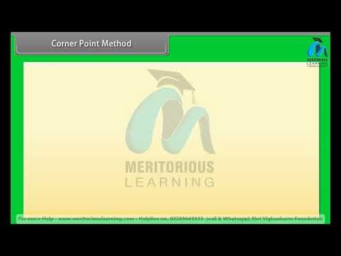 CLASS 12TH | Maths | Linear Programming | ENGLISH MEDIUM | #meritoriouslearning