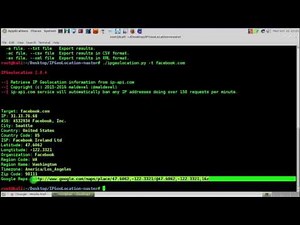 How To Trace An ip Address With Geoloction On Kali Linux