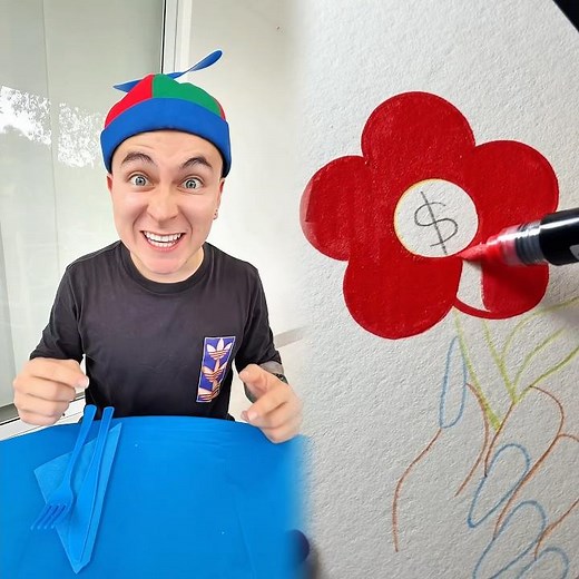 Comiendo azul por 1 día 🍔