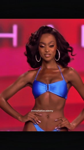 MISS UNIVERSE HAITI 2025 @melissasapini during the Swimsuit Preliminary at the #74thMissUniverse competition in Thailand 💫✨👑 #missuniverse #The74missuniverse #MissUniverseHaiti #MelissaQueenieSapini