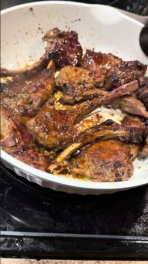 Easy Honey Garlic Lamb Chops Dinner🤤#dinnerideas #lambchops