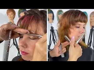How to cut a Modern Shag Haircut - Modern Mullet Haircut for women
