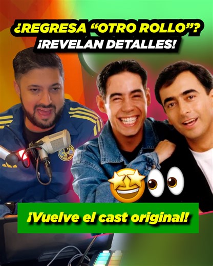 ¿CÓMO QUE #OtroRollo REGRESA? 朗 REsulta que salió el cast original, entre ellos #AdalRamones y #YordiRosado par nunciar el regreso de este ICÓNICO programa...¿Y MÁS DETALLES?  . . #otrorollo #adalramones #yordirosado #laloespaña #mauriciocastillo #gabrielaplatas #rozanacastellano | Exa Cuernavaca | Facebook