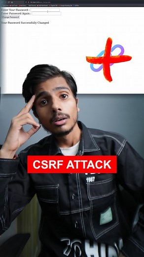 Aashish | 🤯CSRF vulnerability in web apps . . . . Note: For this website should be vulnerable to CSRF attack . . . #hack #hacking #cybersecurity... | Instagram