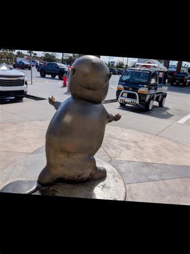 Bucky the Beaver Greets with Open Arms