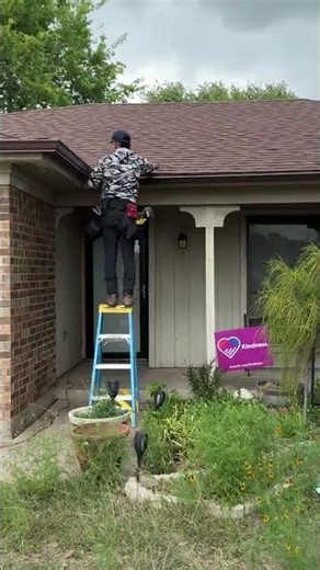 Gutter install in Fort Worth. #contractor #roofing #texas
