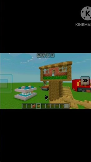 I build a tree house #minecraft #roblox #music #minecraftbeauty