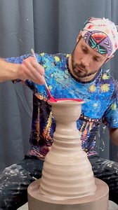 Day 169 in a row 🔊 "Queen Gohma” by Paul Spring. My mug: cosmicmugs.com/goldmoon | Cherrico Pottery