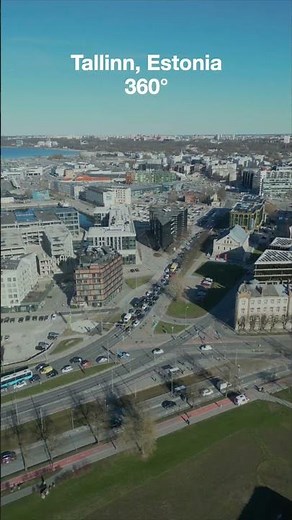 Tallinn from Above: 360° Drone View of Estonia’s Fairytale Capital 🏰🇪🇪