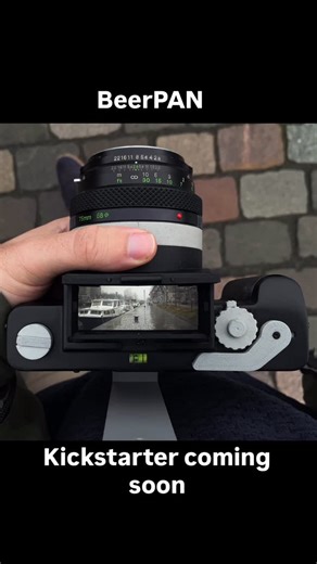 BeerPAN on Instagram: "I’m hoping to launch a #kickstarter soon for the #beerpan, the first #analog #35mm #panoramic SLR. The goal is to make analog panoramic photography much more attainable, with the ultimate goal of open sourcing the project. Follow for more information about the Kickstarter campaign!"