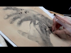 ASMR Drawing Lesson - Hands Part 1 (soft spoken, sketch sounds)