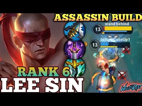 LEE SIN PERFECT KICK COMBO DELETE! HYPER KILLER - TOP 6 GLOBAL LEE SIN BY JstJuneCuteUp1 - WILD RIFT