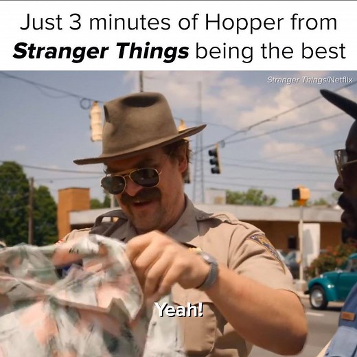 1.4M views · 38K reactions | Hopper from Stranger Things is a national treasure. | BuzzFeed | Facebook