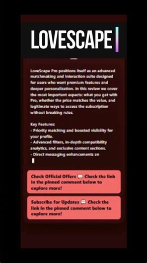 LoveScape Pro Premium For Free