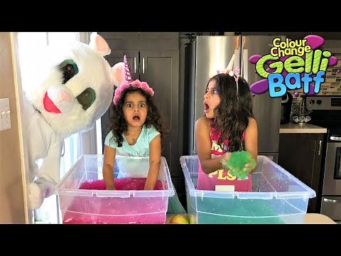 Kids Pretend Play Treasure Hunting for Surprise Toy -Gelli Baff