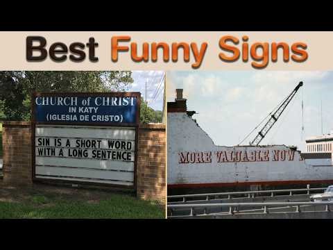 Best Funny Sign That Makes the Most Boring Message Unforgettable || Sign Hub