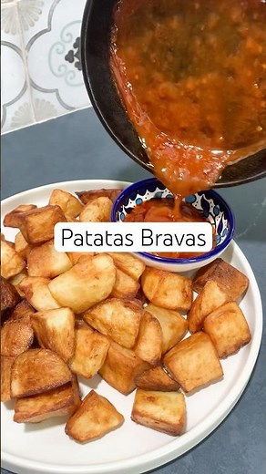 Patatas Bravas: Popular Spanish tapas! #shorts