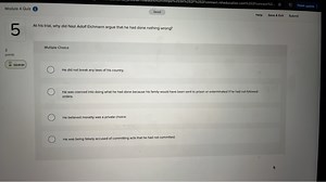 Module 4 Quiz iSavedHelpSave \& ExitSubmitAt his trial, w... | Filo