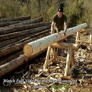 14 reactions | I Started Peeling Logs for MY LOG CABIN I EP 2 | Survival Craft | Facebook