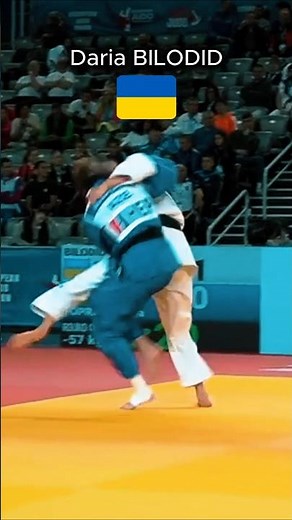 Daria Bilodid ukranian judo olympics 🇺🇦 #judo #ippon #daria #bilodid #ukraine