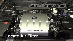 How to Change Engine Air Filter: 2008 Cadillac DTS 4.6L V8