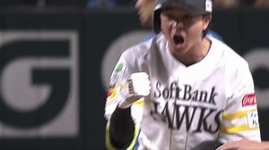 【5回裏】勝ち越し成功!! ホークス・川瀬晃 満塁のチャンスで見事タイムリーヒットを放つ!! 2025年10月20日 福岡ソフトバンクホークス 対 北海道日本ハムファイターズ