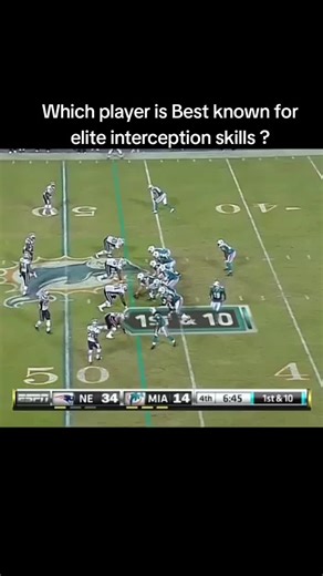 Which player is Best known for elite interception skills ? #nflfootballeditshighlight #nfl