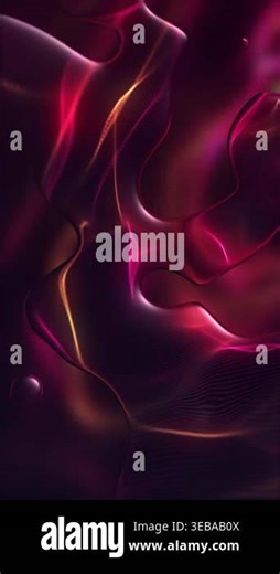Vibrant and dynamic vertical liquid background with fluid morphing glossy blob shapes and a smooth gradient of warm glowing colors. Full HD looping animation ideal for branding, digital art, presentations, and creative projects Stock Video Footage - Alamy