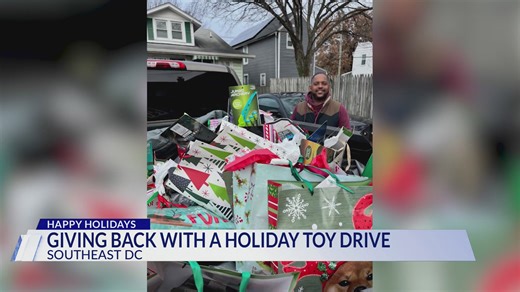 Former Ward 8 ANC commissioner gives back with holiday toy drive in DC