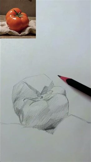 Simple shading practice ❤️#art #sketch #shadding