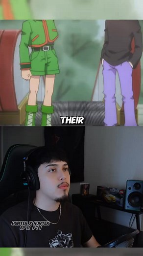 8K views · 97 reactions | Killua watches Hisoka vs Kastro reaction. Heaven’s arena arc reaction. Anime reaction guy. Best reaction to anime. Hunter x Hunter playlist. #gon #reaction #atseku #atsekureacts #creatorsearchinsights | atseku | Facebook