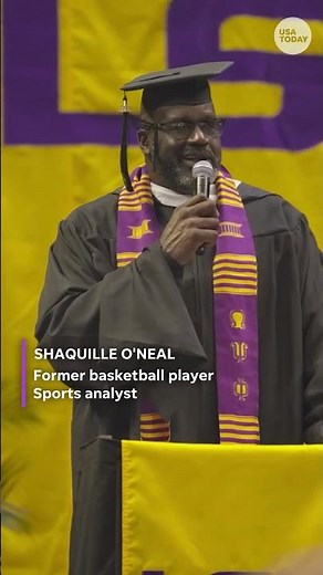 Shaquille O'Neal levels up again, earns master’s degree from LSU