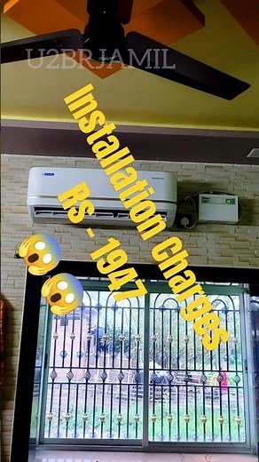Blue Star Ac Installation And Demo / Ac Installation Charges #acinstall #airconditioner #bestac