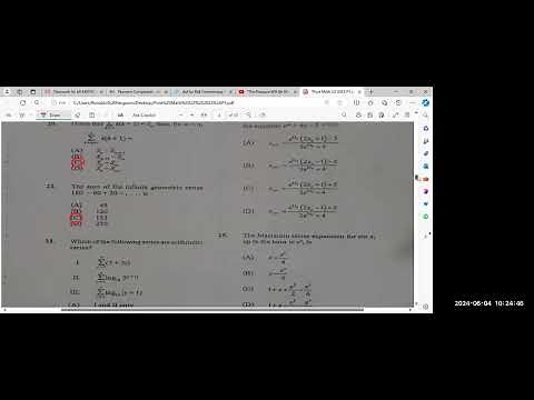 Pure Math Unit 2|June 2023| Paper 1|#puremaths #cxcmaths