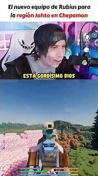 Rubius' new team for the Johto region in Minecraft Pokémon #rubius #pokemon #minecraft