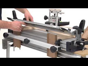 Festool TV 07 Exposed dovetail joints VS600 jig on solid wood and drawers.